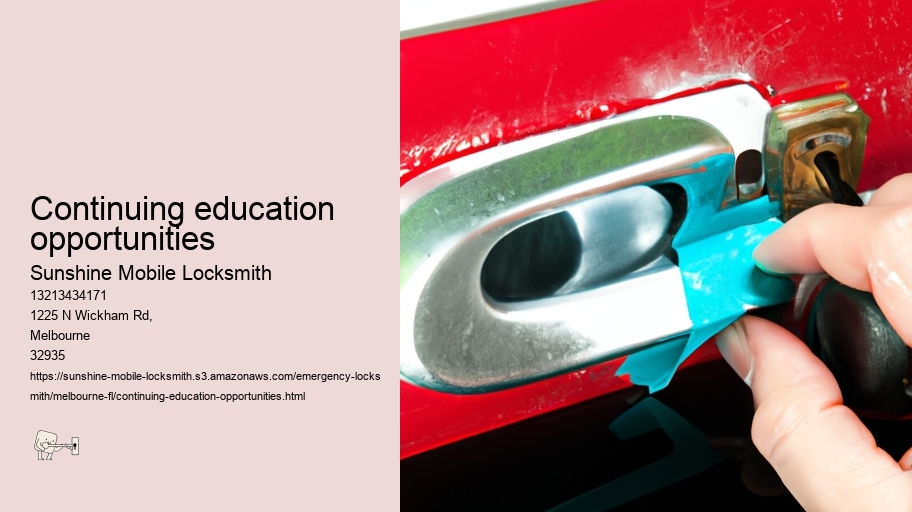 Continuing education opportunities