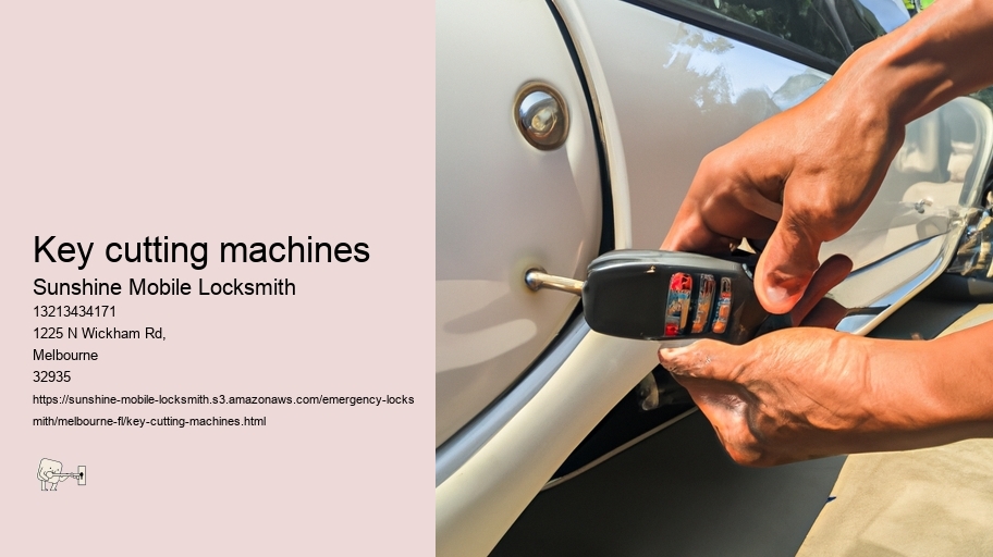 Key cutting machines