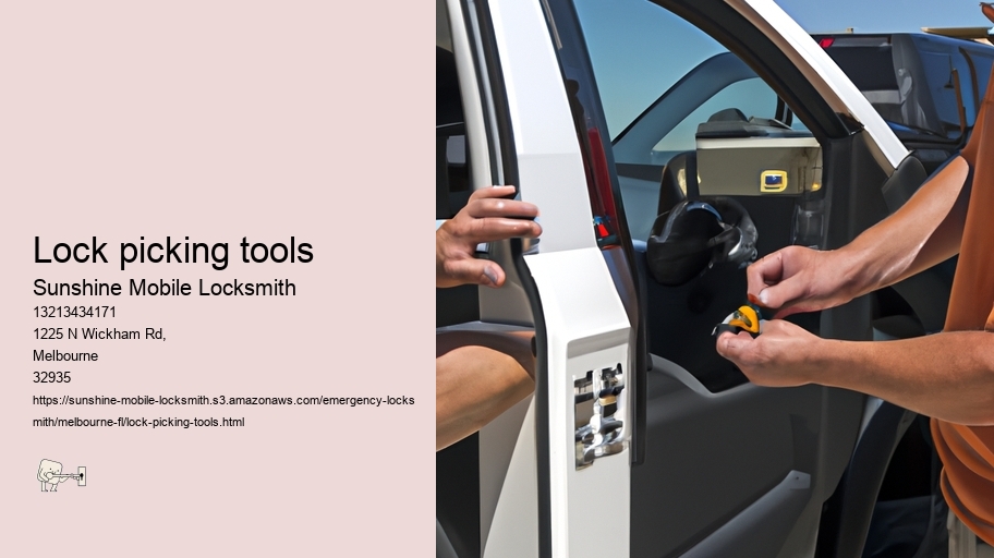 Lock picking tools